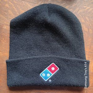 USED Employee Winter Knit Dominos Beanie Hat
